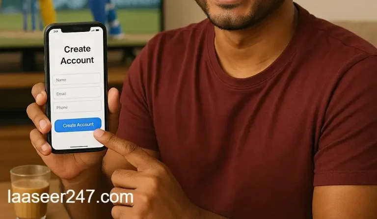 How to Create Laser247 Account