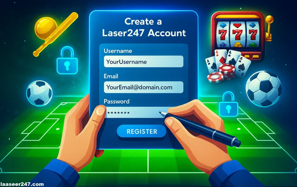 How to Create Laser247 Account